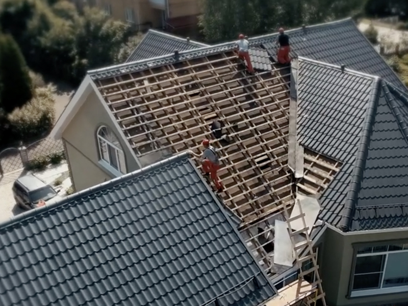 Перекрытие крыши
